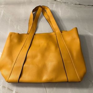 Zara leather tote